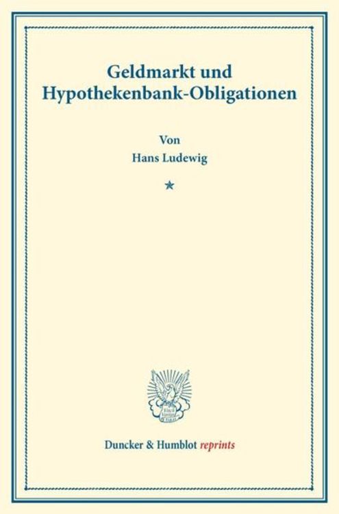 Produktbild: Geldmarkt und Hypothekenbank-Obligationen.
