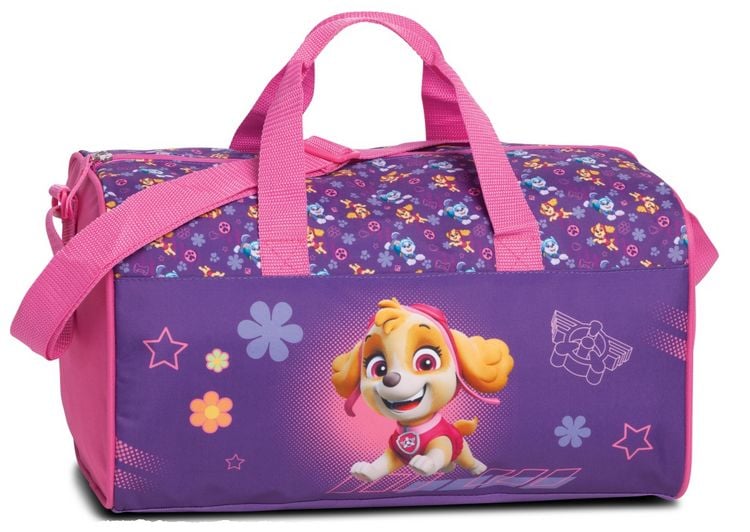 Produktbild: SIEBER Gl&uuml;hw&uuml;rmchen - Kindersporttasche Paw Patrol, violett/pink