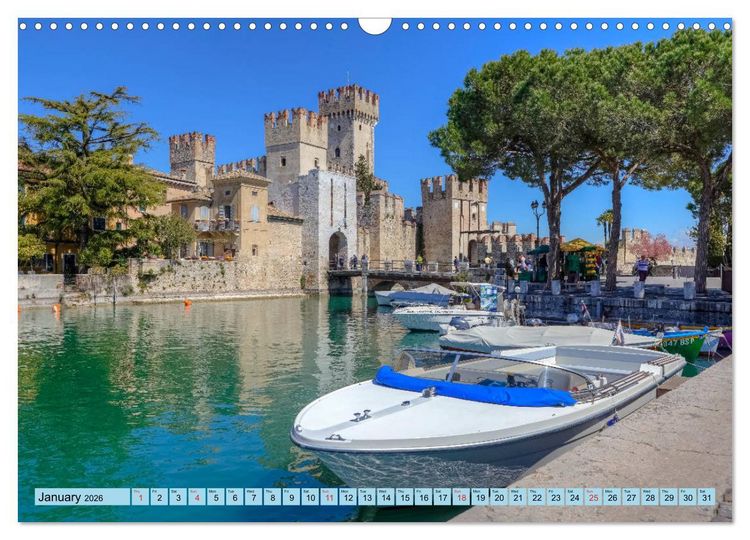 Produktbild: Lake Garda Mediterranean oasis in Northern Italy (Wall Calendar 2026 DIN A3 landscape), CALVENDO 12 Month Wall Calendar