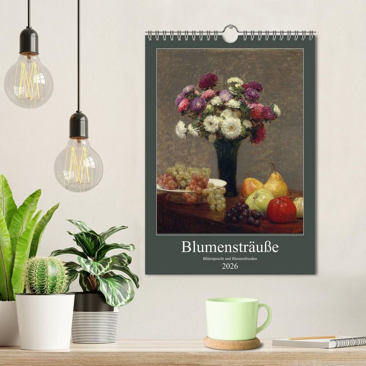 Produktbild: Blumenstr&auml;u&szlig;e - Bl&uuml;tenpracht und Blumenfreuden (Wandkalender 2026 DIN A4 hoch), CALVENDO Monatskalender