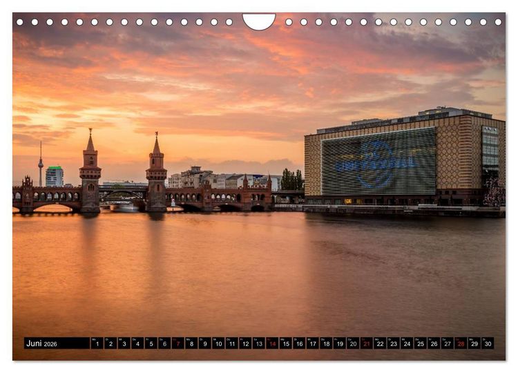 Produktbild: Berlin - Bilder einer Metropole (Wandkalender 2026 DIN A4 quer), CALVENDO Monatskalender