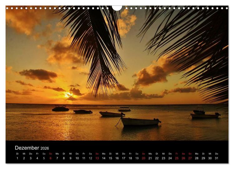 Produktbild: Mauritius - Moments (Wandkalender 2026 DIN A3 quer), CALVENDO Monatskalender
