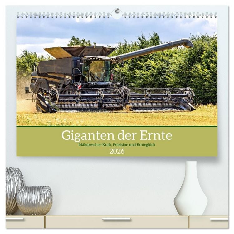 Produktbild: Giganten der Ernte (hochwertiger Premium Wandkalender 2026 DIN A2 quer), Kunstdruck in Hochglanz
