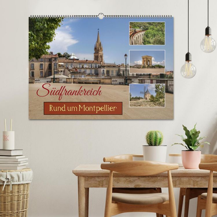Produktbild: S&uuml;dfrankreich - Rund um Montpellier (Wandkalender 2026 DIN A2 quer), CALVENDO Monatskalender