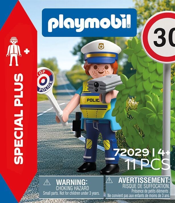 Produktbild: PLAYMOBIL 72029 Polizist mit Radar