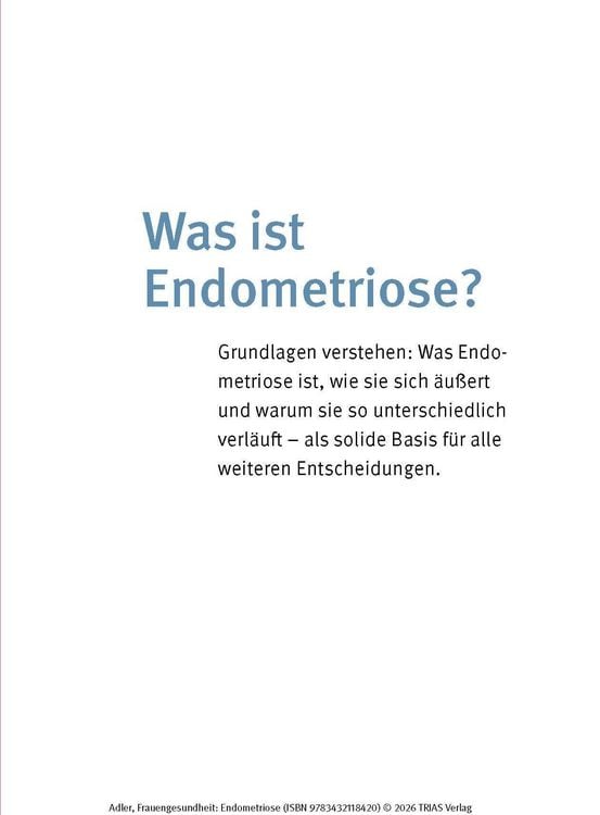 Produktbild: Frauengesundheit: Endometriose
