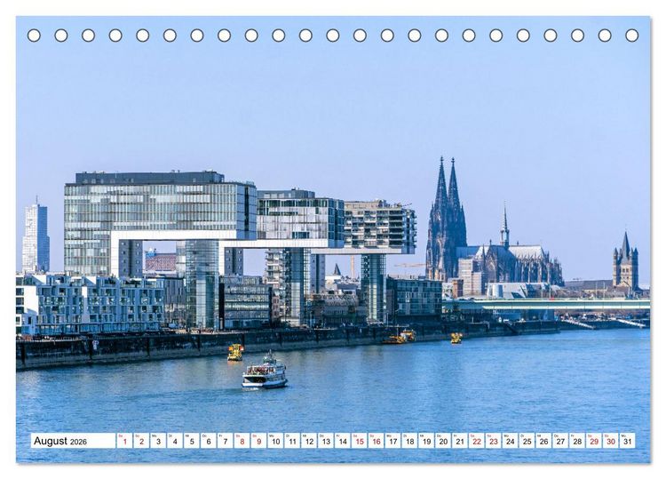 Produktbild: K&ouml;ln - Facetten einer Stadt (Tischkalender 2026 DIN A5 quer), CALVENDO Monatskalender