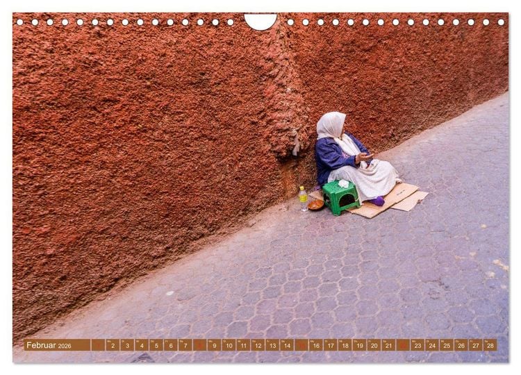 Produktbild: Die Farben Marokkos (Wandkalender 2026 DIN A4 quer), CALVENDO Monatskalender