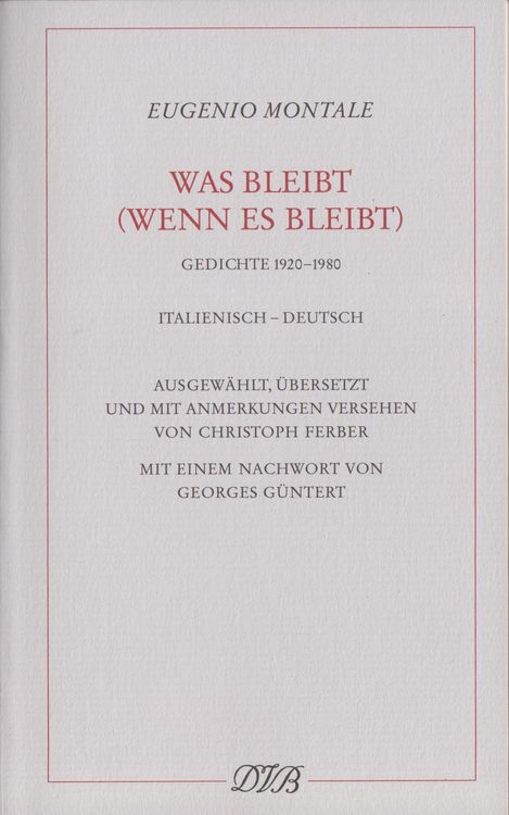 Produktbild: Was bleibt (wenn es bleibt)