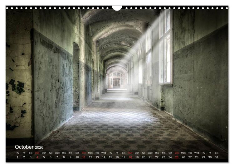 Produktbild: Lost Places HDR Beelitz II (Wall Calendar 2026 DIN A3 landscape), CALVENDO 12 Month Wall Calendar