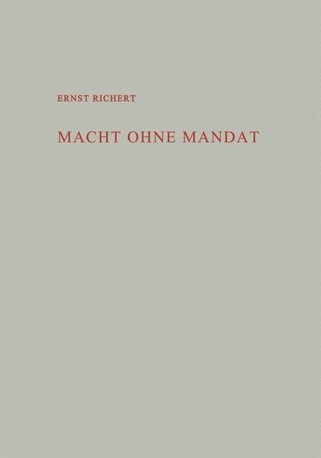 Produktbild: Macht ohne Mandat