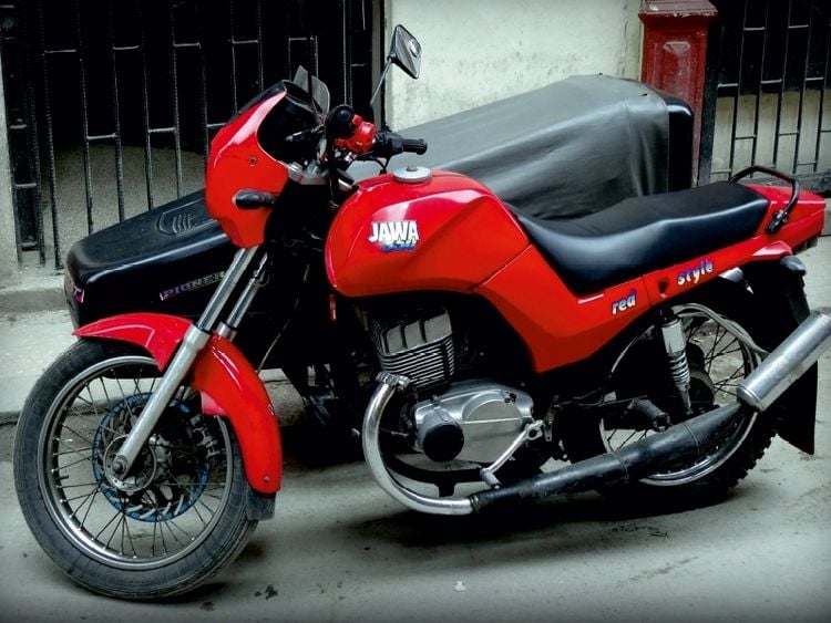 Produktbild: CALVENDO Puzzle Motorrad JAWA 350 aus der CSSR in Havanna | 1000 Teile Lege-Gr&ouml;&szlig;e 64x48cm Foto-Puzzle f&uuml;r gl&uuml;ckliche Stunden