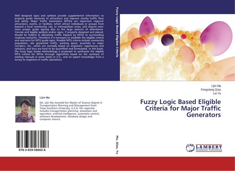 Produktbild: Fuzzy Logic Based Eligible Criteria for Major Traffic Generators