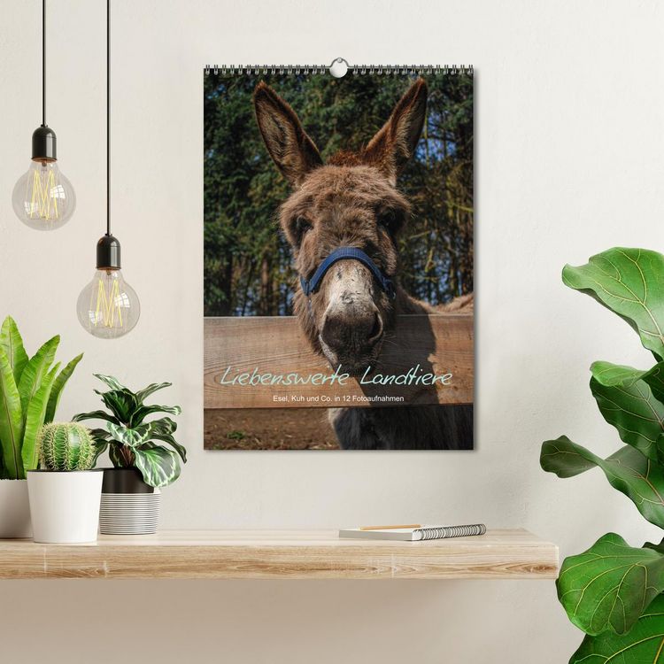 Produktbild: Liebenswerte Landtiere (Wandkalender 2026 DIN A3 hoch), CALVENDO Monatskalender