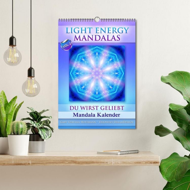 Produktbild: Light Energy Mandalas - Kalender - Vol. 2 (Wandkalender 2026 DIN A3 hoch), CALVENDO Monatskalender
