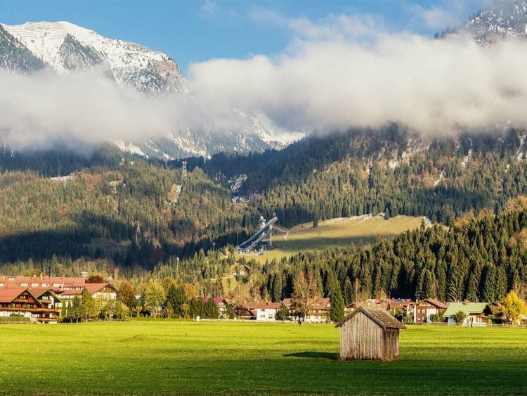 Produktbild: CALVENDO Puzzle Oberstdorf | 1000 Teile Lege-Gr&ouml;&szlig;e 64x48cm Foto-Puzzle f&uuml;r gl&uuml;ckliche Stunden