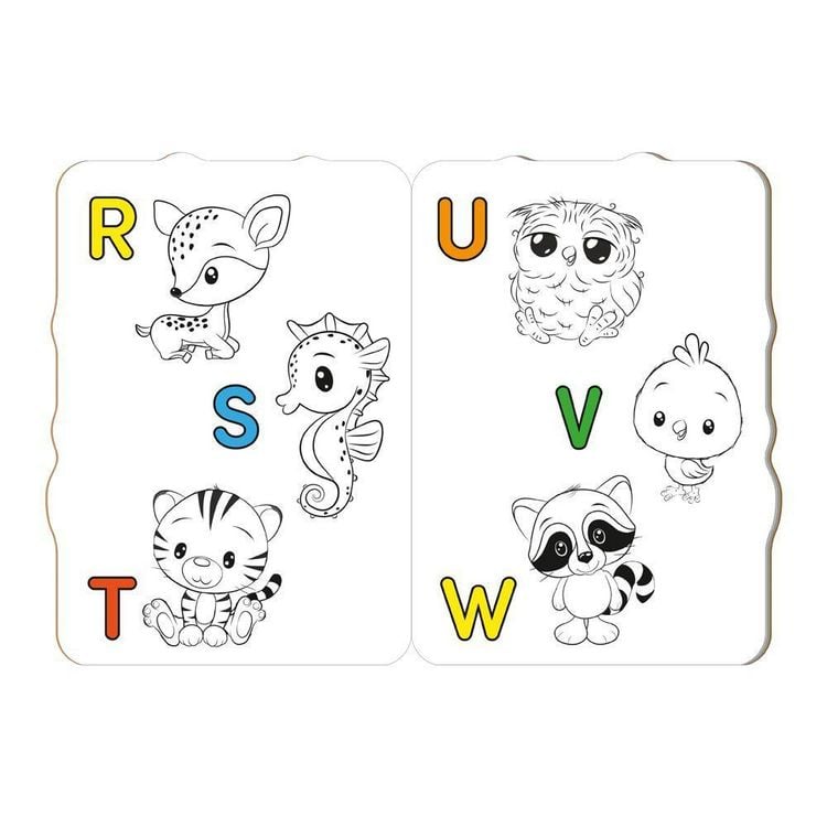 Produktbild: TR&Ouml;TSCH - ABC-Malbuch mit Mini-Umschlag Zum Schulstart Tierfreunde