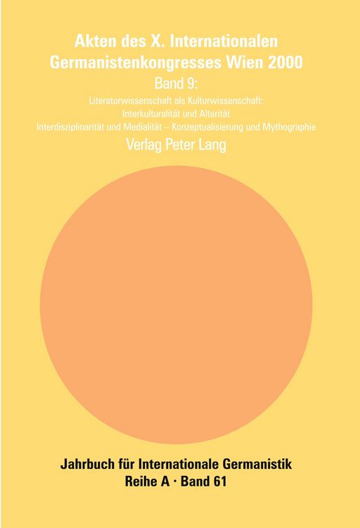 Produktbild: Akten des X. Internationalen Germanistenkongresses Wien 2000 - 'Zeitenwende - Die Germanistik auf dem Weg vom 20. ins 21. Jahrhundert'