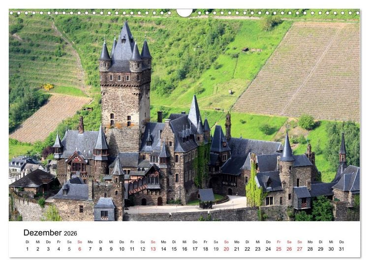 Produktbild: Cochem - Eine Perle an der Mosel (Wandkalender 2026 DIN A3 quer), CALVENDO Monatskalender