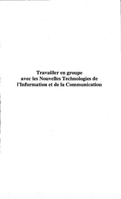 Produktbild: Travailler en groupe