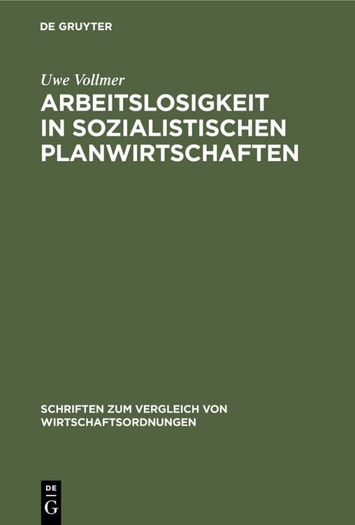 Produktbild: Arbeitslosigkeit in sozialistischen Planwirtschaften
