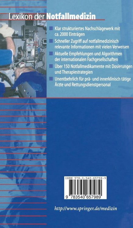 Produktbild: Lexikon der Notfallmedizin