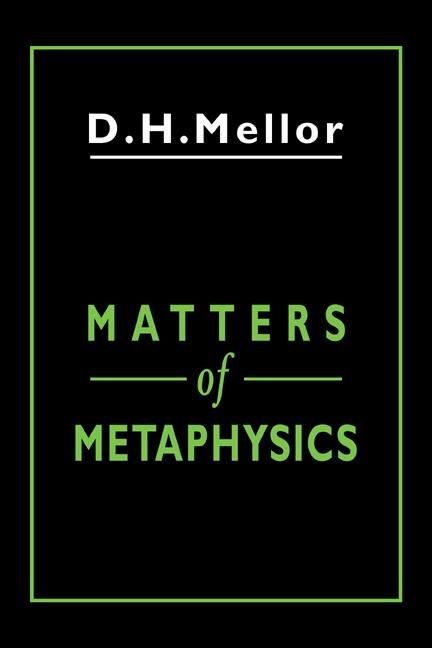 Produktbild: Matters of Metaphysics