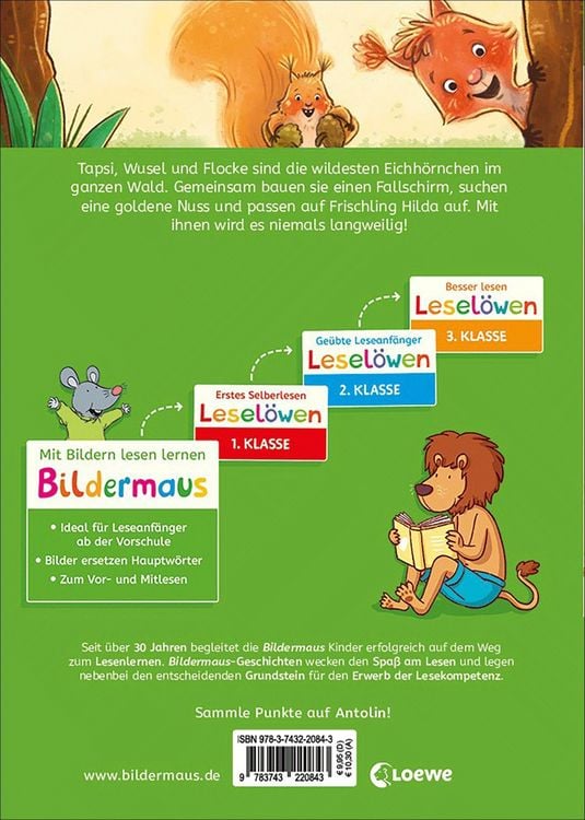 Produktbild: Bildermaus - Geschichten von frechen Eichh&ouml;rnchen