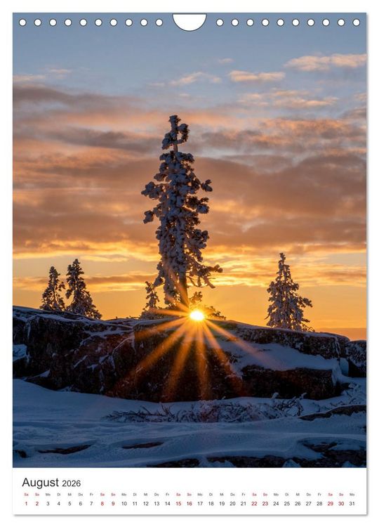 Produktbild: Winter in Lappland - Bezaubernde Sch&ouml;nheit (Wandkalender 2026 DIN A4 hoch), CALVENDO Monatskalender