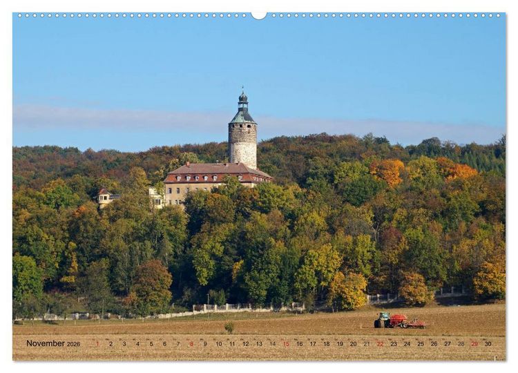 Produktbild: Wunderbares Th&uuml;ringen - Schl&ouml;sschen (hochwertiger Premium Wandkalender 2026 DIN A2 quer), Kunstdruck in Hochglanz