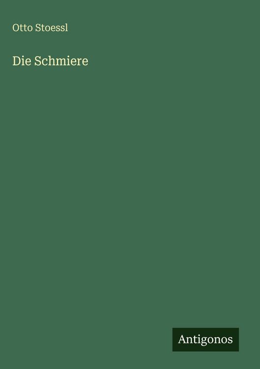 Produktbild: Die Schmiere