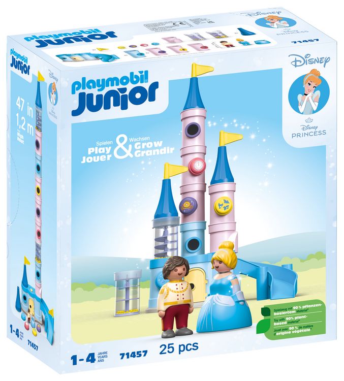 Produktbild: 71457 1.2.3 & Disney: Cinderellas Schloss