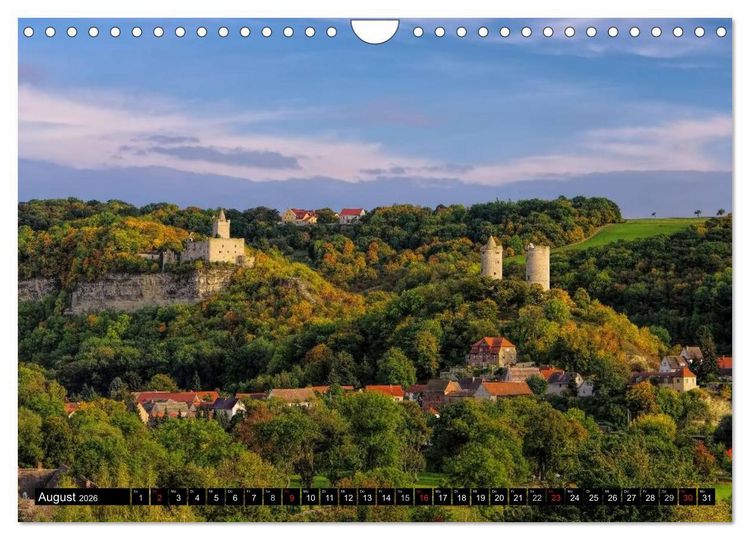 Produktbild: Saale-Unstrut - Region aus Wein und Stein (Wandkalender 2026 DIN A4 quer), CALVENDO Monatskalender