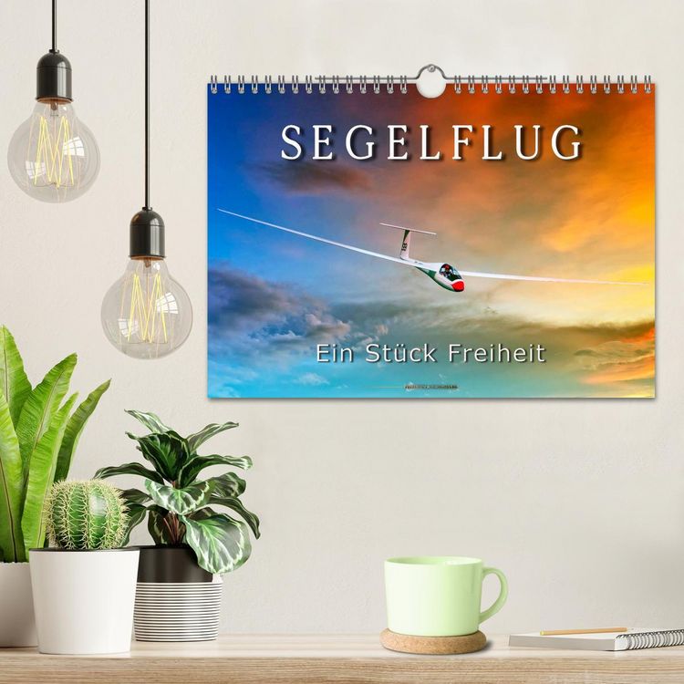 Produktbild: Segelflug, ein St&uuml;ck Freiheit (Wandkalender 2026 DIN A4 quer), CALVENDO Monatskalender