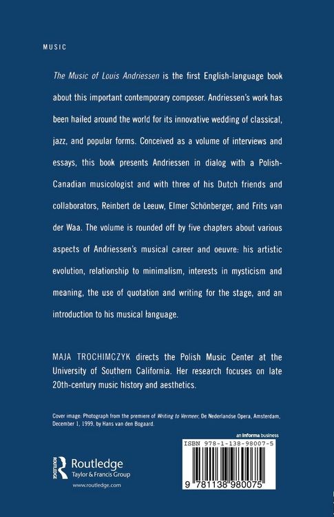 Produktbild: Music of Louis Andriessen