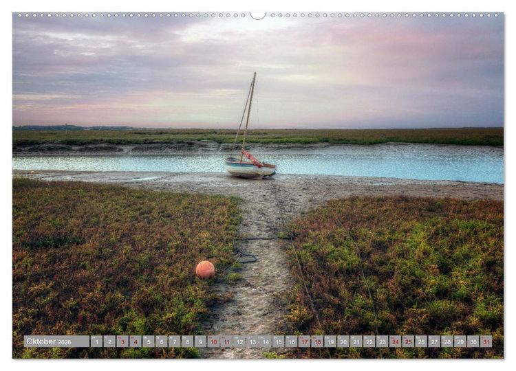 Produktbild: Norfolk - Ostengland: Von der Nordseek&uuml;ste durch das Marschland (hochwertiger Premium Wandkalender 2026 DIN A2 quer), Kunstdruck in Hochglanz