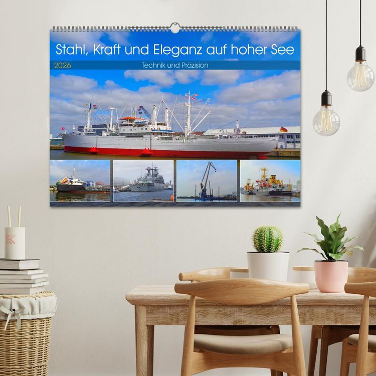 Produktbild: Stahl, Kraft und Eleganz auf hoher See (Wandkalender 2026 DIN A2 quer), CALVENDO Monatskalender