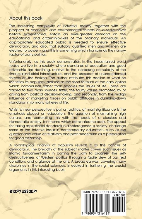 Produktbild: Populism Against Progress