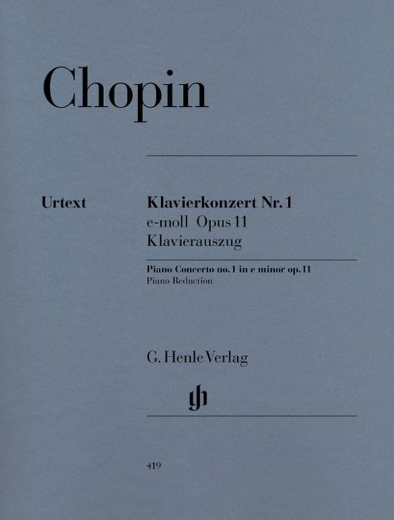 Produktbild: Frédéric Chopin - Klavierkonzert Nr. 1 e-moll op. 11