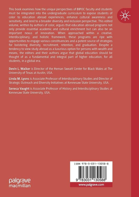 Produktbild: Historically Underrepresented Faculty and Students in Education Abroad