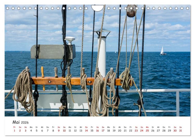 Produktbild: Travem&uuml;nder Woche vom Windjammer aus (Wandkalender 2026 DIN A4 quer), CALVENDO Monatskalender