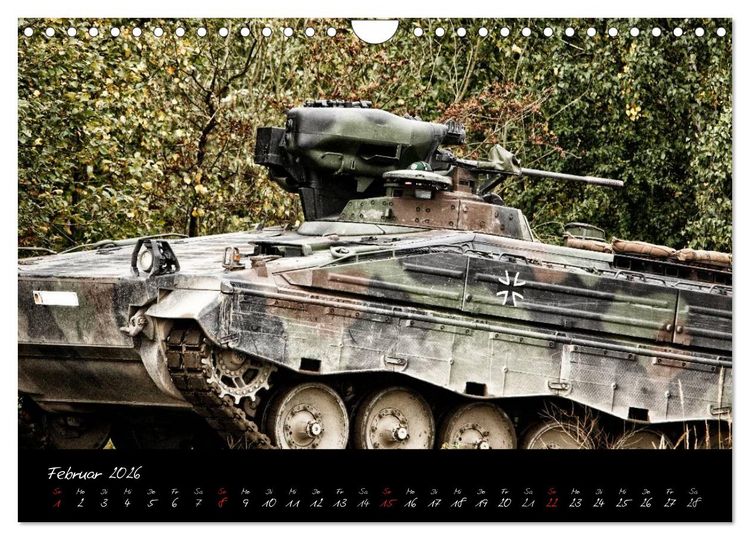 Produktbild: Sch&uuml;tzenpanzer Marder (Wandkalender 2026 DIN A4 quer), CALVENDO Monatskalender