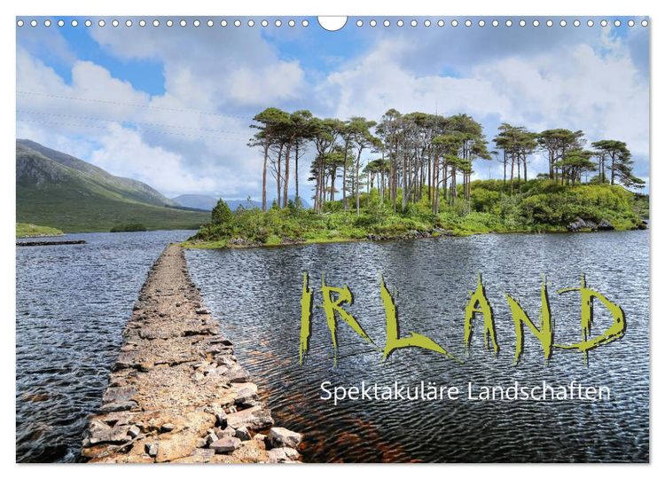 Produktbild: Irland - spektakul&auml;re Landschaften (Wandkalender 2026 DIN A3 quer), CALVENDO Monatskalender