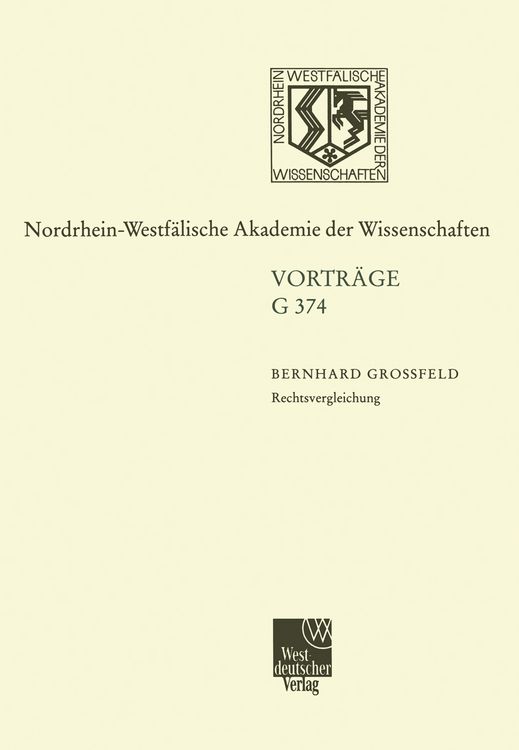 Produktbild: Rechtsvergleichung