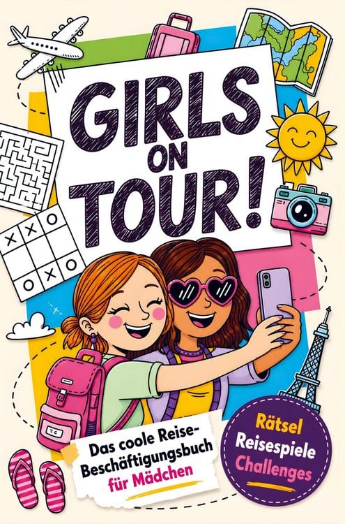 Produktbild: Girls on Tour! Das coole Reise-Besch&auml;ftigungsbuch f&uuml;r M&auml;dchen von 8-12
