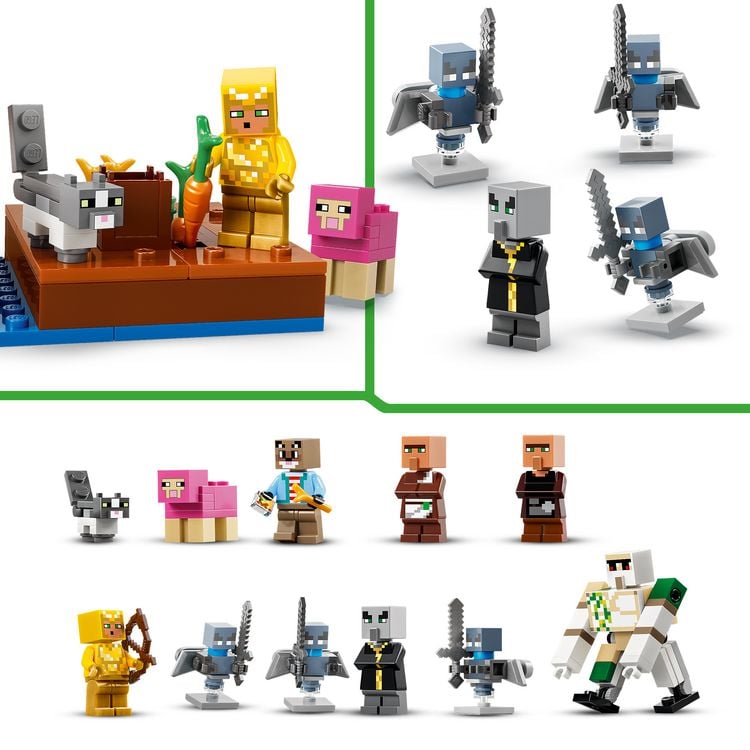 Produktbild: LEGO Minecraft 21596 Angriff des Magiers auf das Dorf, Gamer Spielzeug