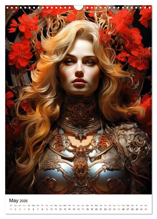 Produktbild: Medieval Legends (Wall Calendar 2026 DIN A3 portrait), CALVENDO 12 Month Wall Calendar