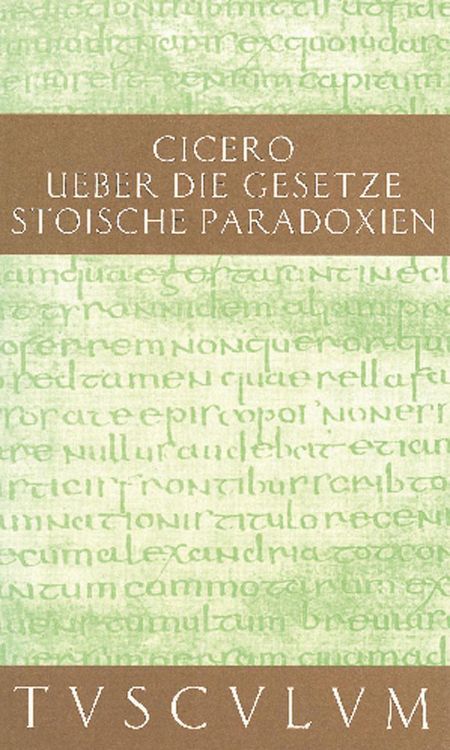 Produktbild: De legibus / &Uuml;ber die Gesetze