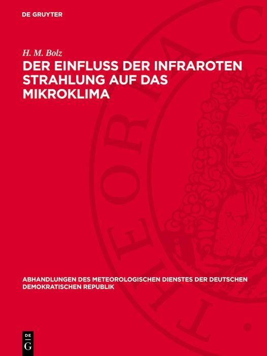 Produktbild: Der Einflu&szlig; der infraroten Strahlung auf das Mikroklima