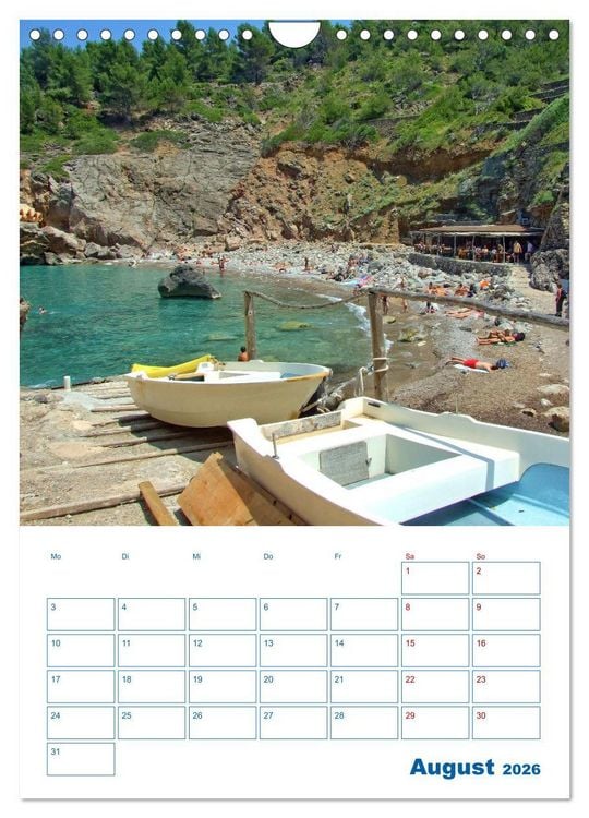 Produktbild: S&oacute;ller auf Mallorca &ndash; Terminplaner (Wandkalender 2026 DIN A4 hoch), CALVENDO Monatskalender